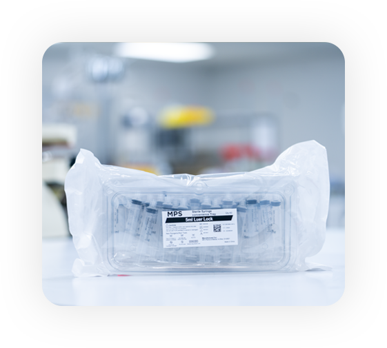 Sterile syringe convenience tray