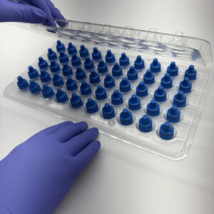 TipGuard™ Cap, Blue with Natural Tip