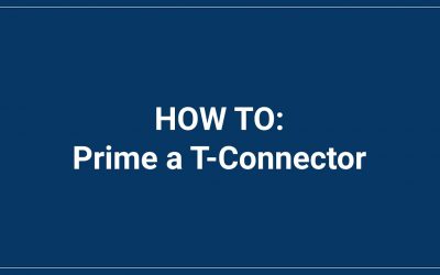How to Prime T-Connector